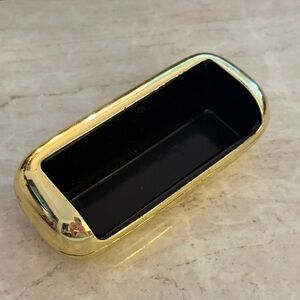 Gold and Black Desk Tray - Home Office Organizer